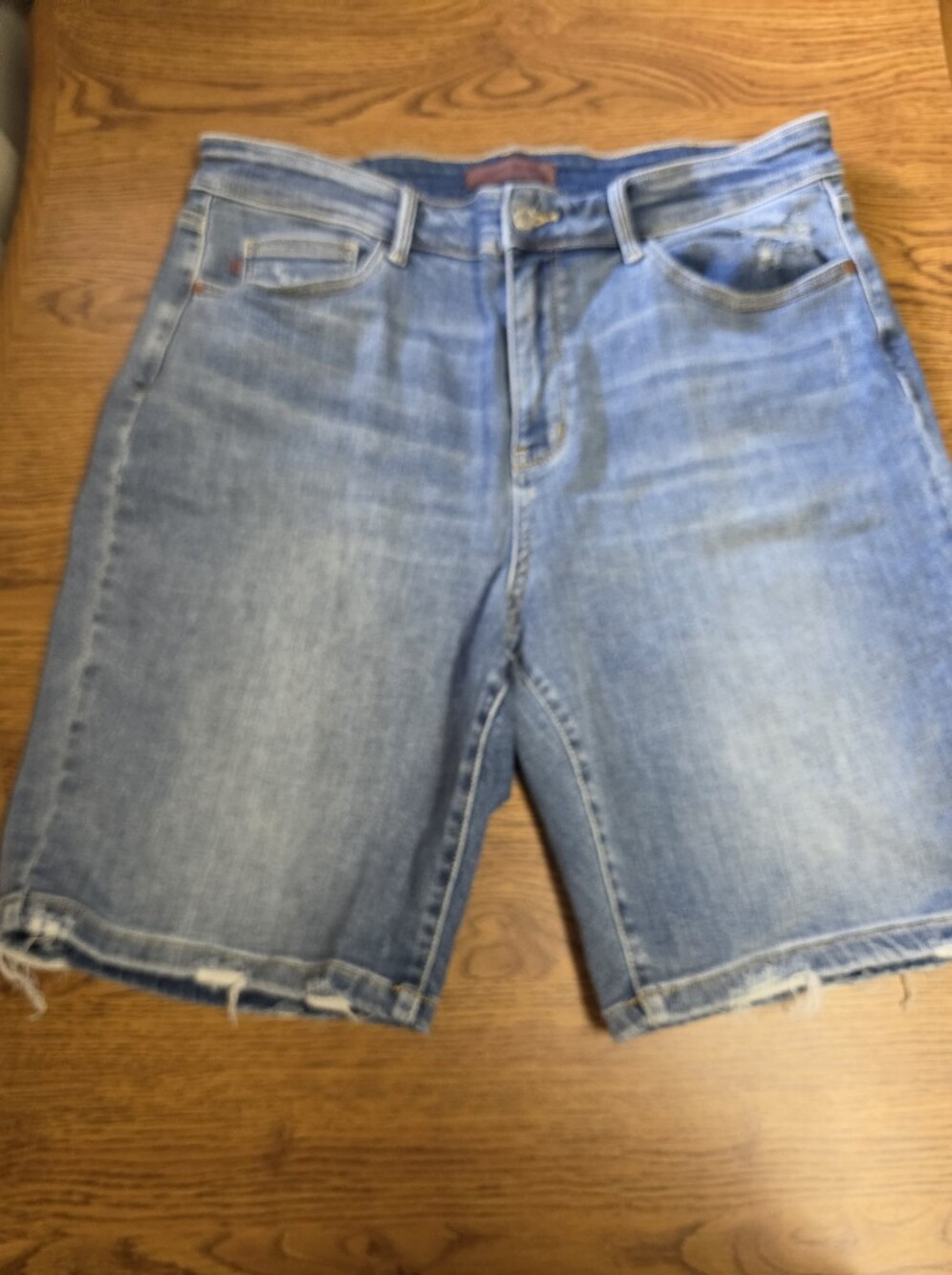 Judy Blue Light Wash Denim Jean Shorts